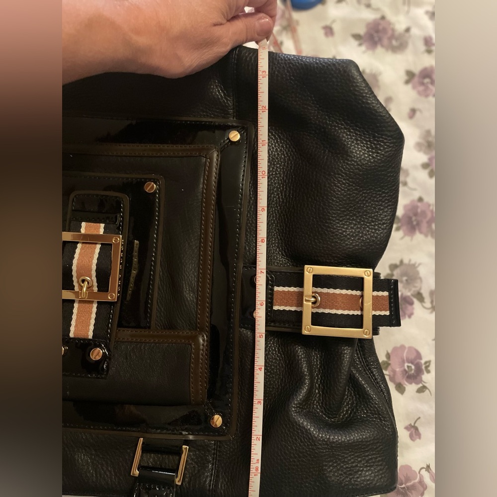 Beautiful large Tory Burch Black Leather Tote Bag - Weekend or Work bag - Picture 5 of 14